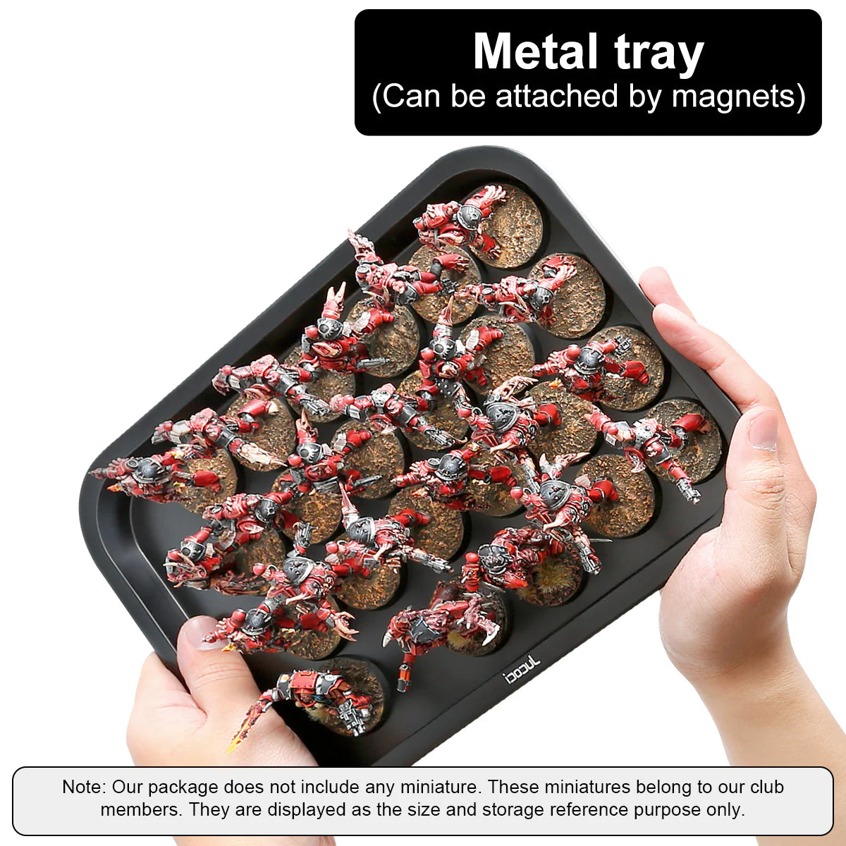 Jucoci Miniaturen Aufbewahrungskoffer Miniaturen Transportkoffer Medium LED