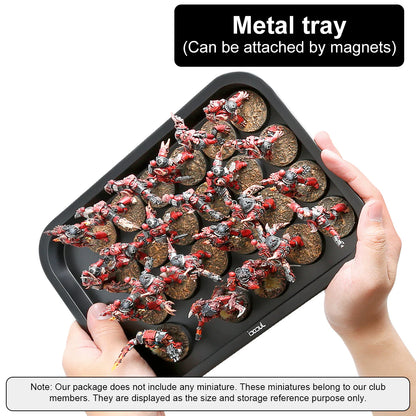 Jucoci Miniaturen Aufbewahrungskoffer Miniaturen Transportkoffer Medium LED