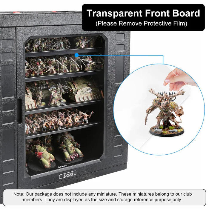 Jucoci Miniaturen Aufbewahrungskoffer Transportkoffer XL
