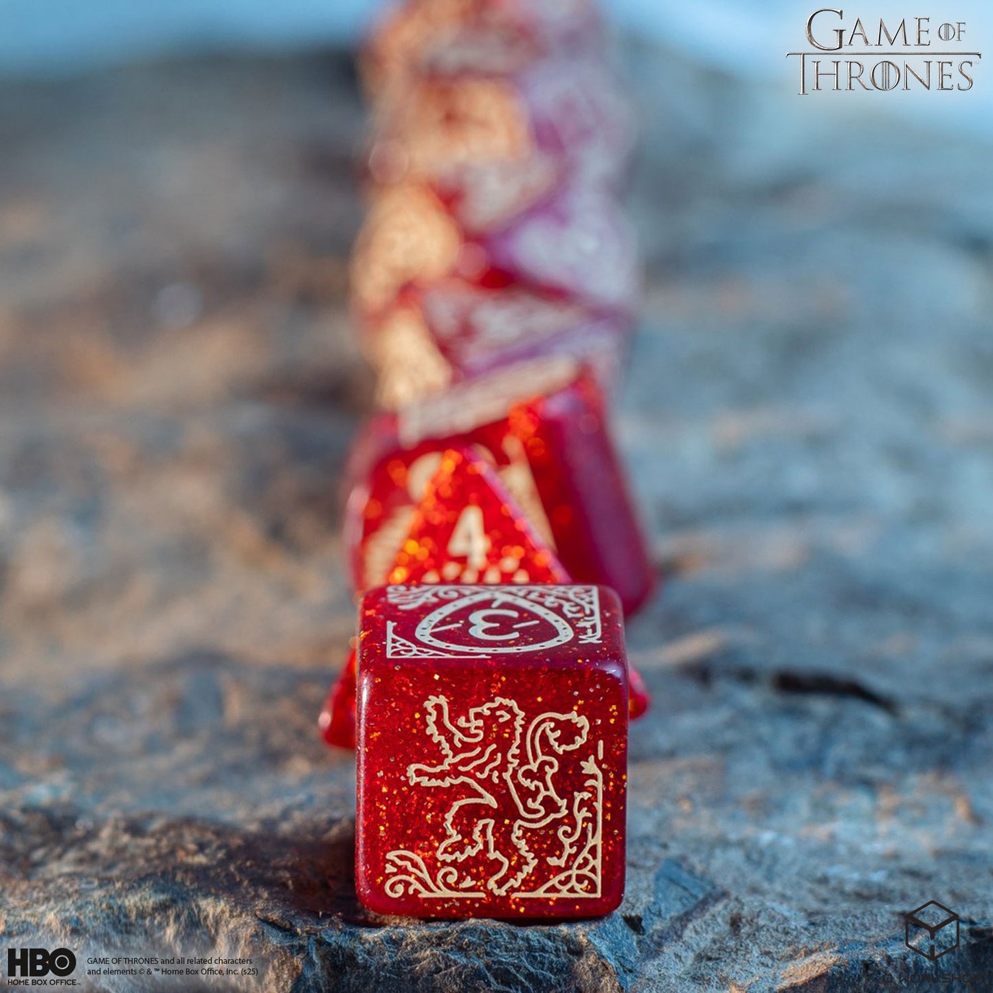 Game of Thrones. Lannister Dice Set.