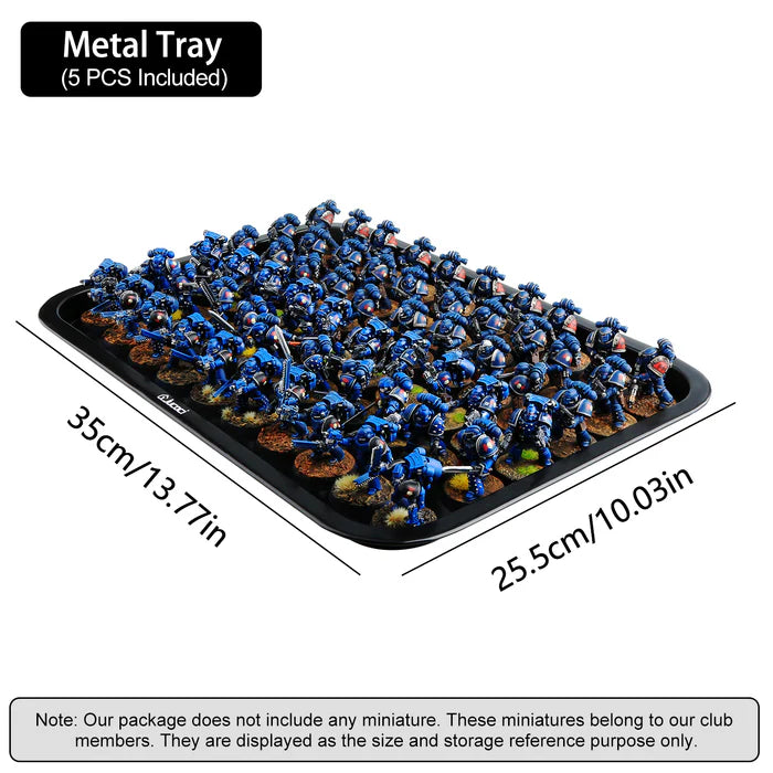Jucoci Miniaturen Aufbewahrungskoffer Transportkoffer XL mit Licht