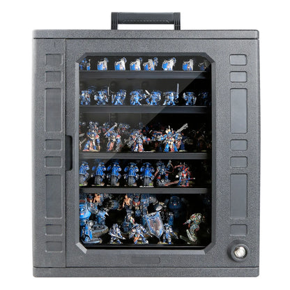 Jucoci Miniaturen Aufbewahrungskoffer Transportkoffer XL mit Licht