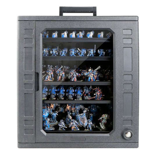 Jucoci Miniaturen Aufbewahrungskoffer Transportkoffer XL mit Licht