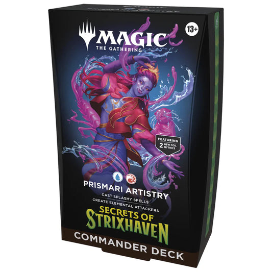 Magic: The Gathering Secrets of Strixhaven Prismari Artistry Commander Deck Deutsch
