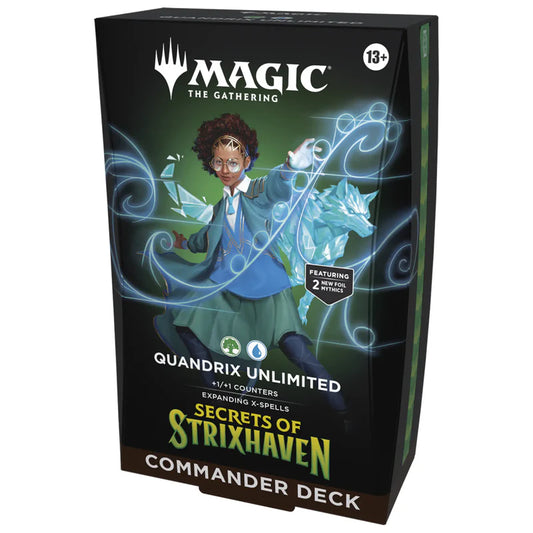 Magic: The Gathering Secrets of Strixhaven Quandrix Unlimited Commander Deck Deutsch