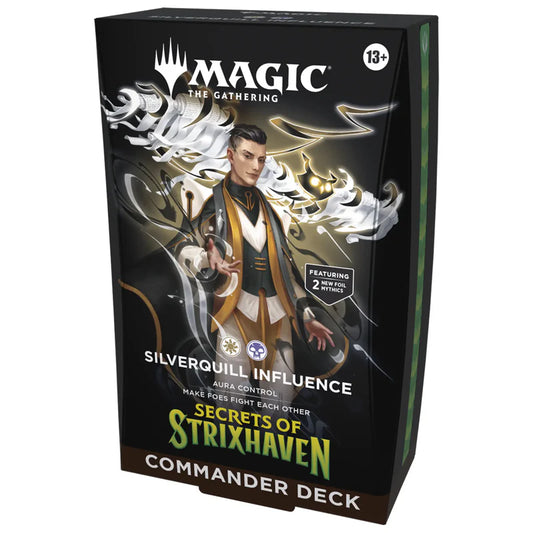 Magic: The Gathering - Secrets of Strixhaven Commander Deck Silverquill Influence - Deutsch