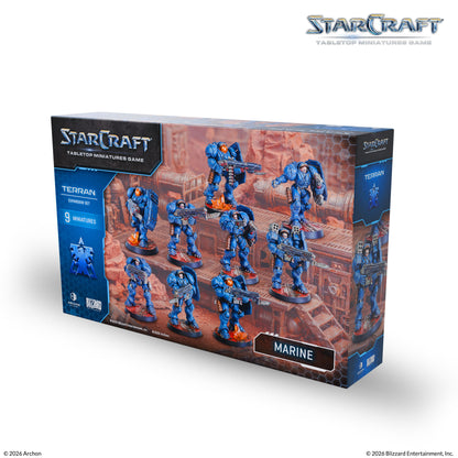 StarCraft® Marine – Terran Erweiterung | 9x Miniaturen | TMG Brettspiel