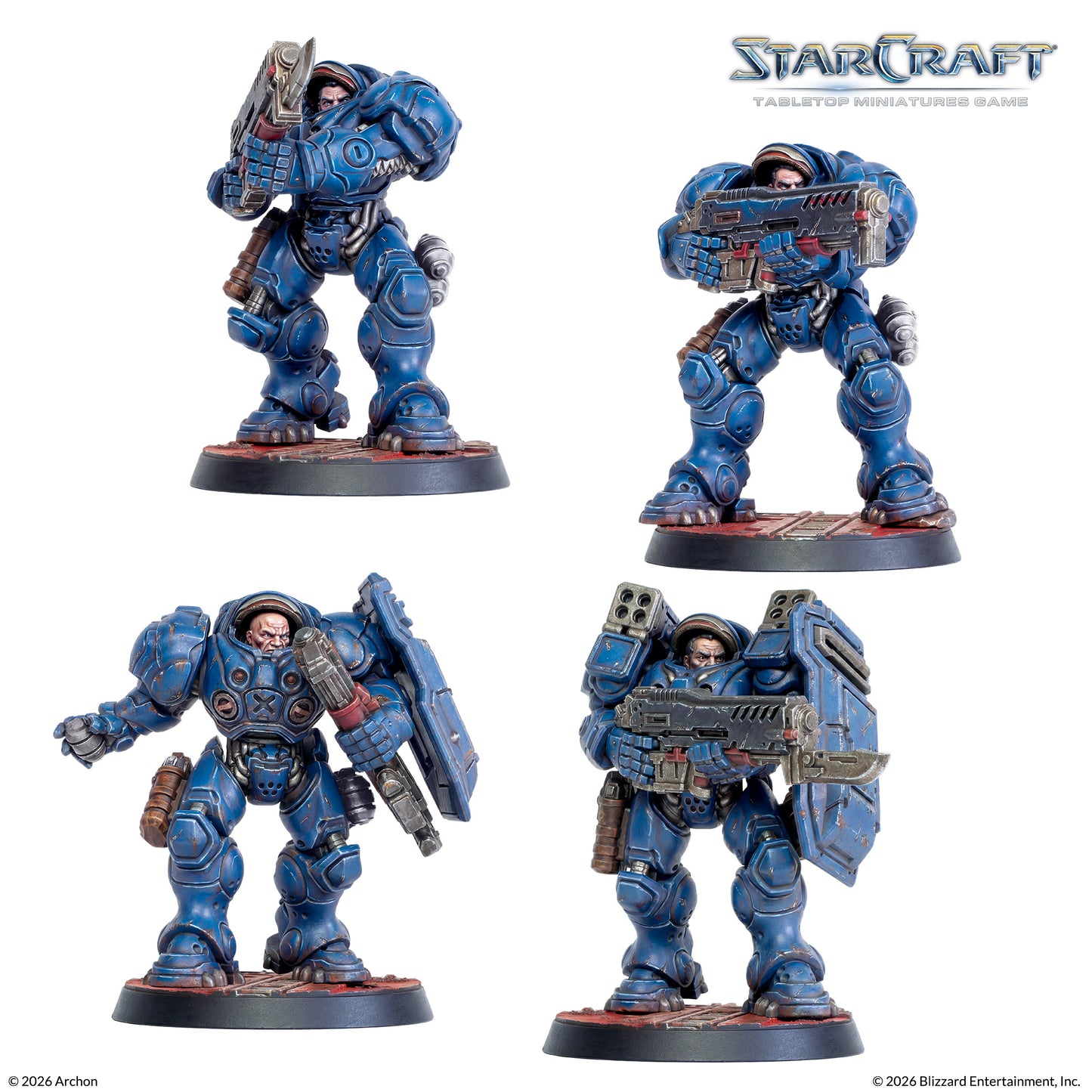 StarCraft® Marine – Terran Erweiterung | 9x Miniaturen | TMG Brettspiel