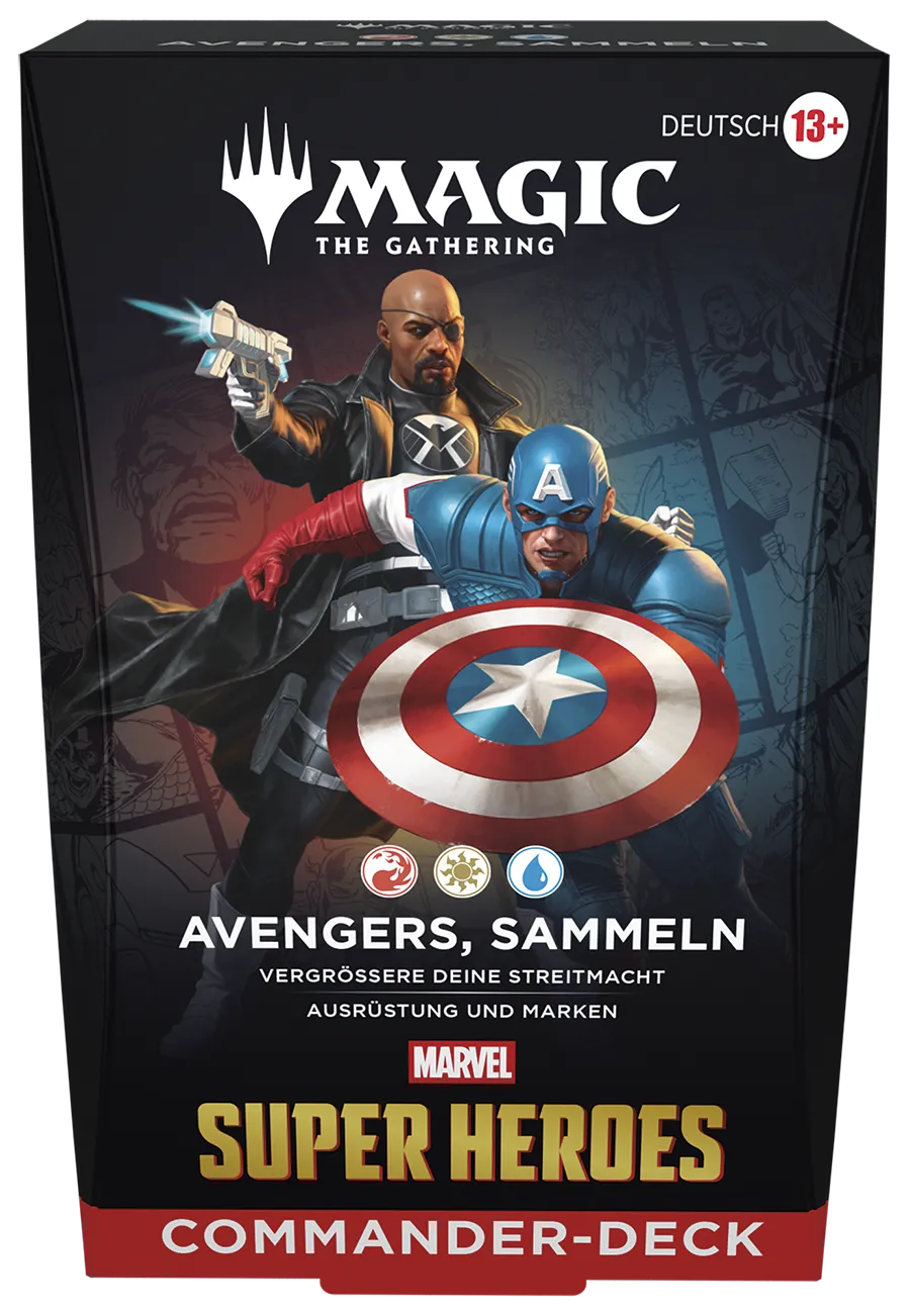 Marvel Super Heroes - Commander-Deck Avengers, sammeln - deutsch MtG
