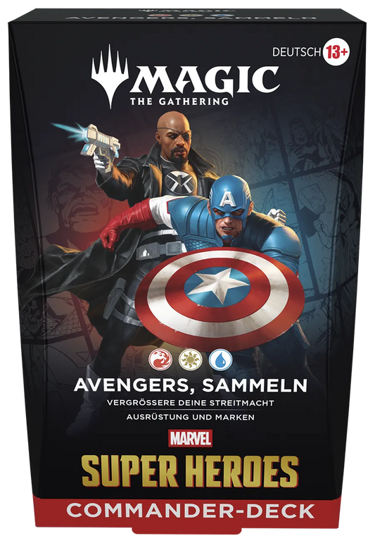 Marvel Super Heroes - Commander-Deck Avengers, sammeln - deutsch MtG