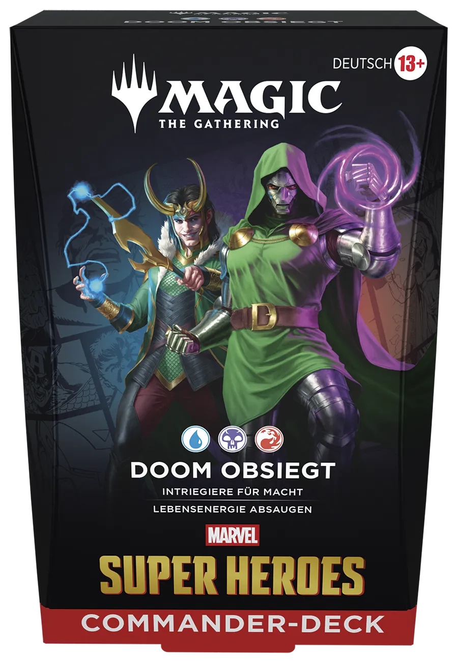 Marvel Super Heroes - Commander-Deck Doom obsiegt - deutsch