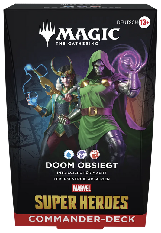 Marvel Super Heroes - Commander-Deck Doom obsiegt - deutsch