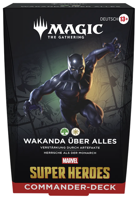 Marvel Super Heroes - Commander-Deck Wakanda über Alles - deutsch