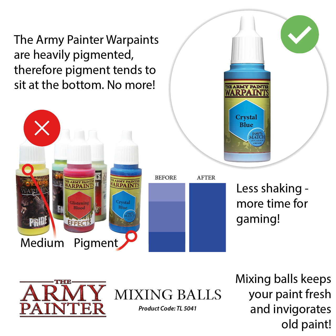 The Army Painter Mixing Balls Kugeln Neu | Farbe Zubehör