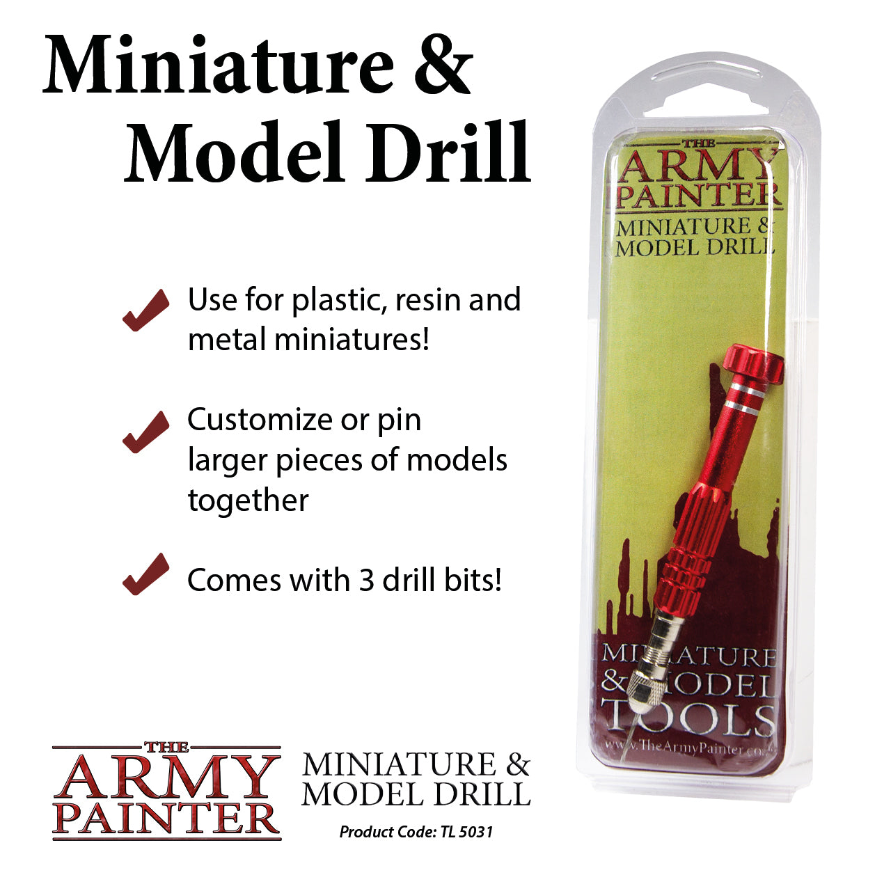 The Army Painter Miniature Model Drill Neu Zubehör
