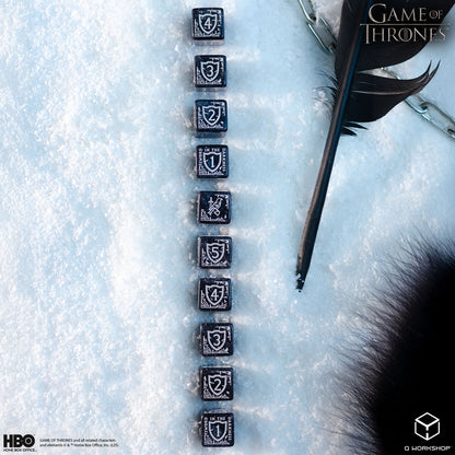 Game of Thrones. Night's Watch 10xD6 Dice Set.