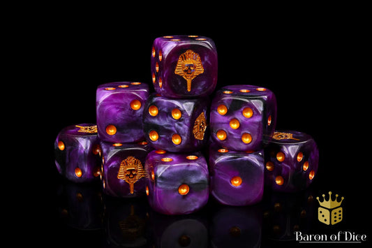Baron of Dice Royalty – 25 runde Würfel für Old Fantasy