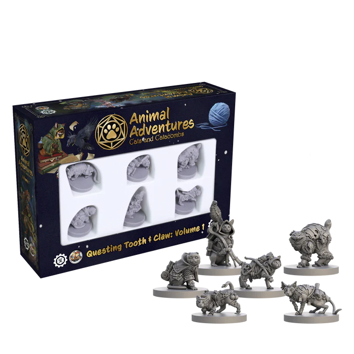 Animal Adventures: Cats & Catacombs - Questing Tooth & Claw: Volume 1