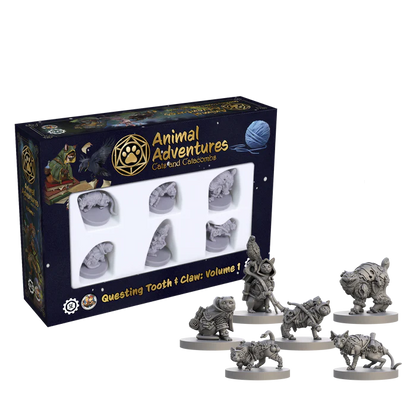 Animal Adventures: Cats & Catacombs - Questing Tooth & Claw: Volume 1