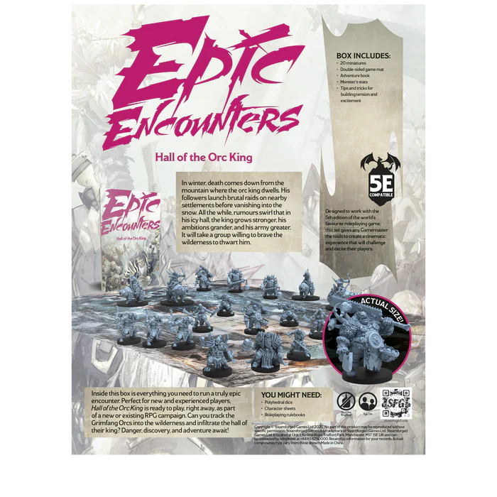 Epic Encounters: Halls of the Orc King 5e