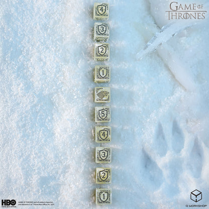 Game of Thrones. Stark 10xD6 Dice Set.
