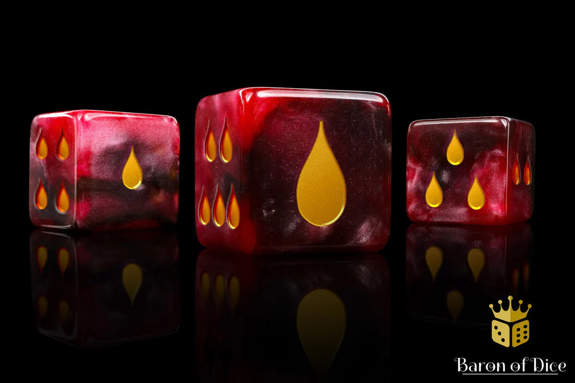 Baron of Dice Blood & Blessings – Würfel D6 für Trench Crusade