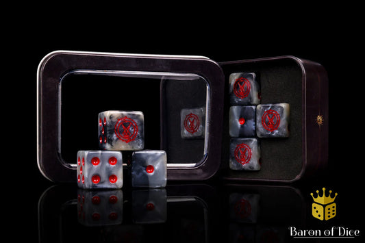 Baron of Dice Court of the Seven Headed Serpent – Würfel D6 für Trench Crusade