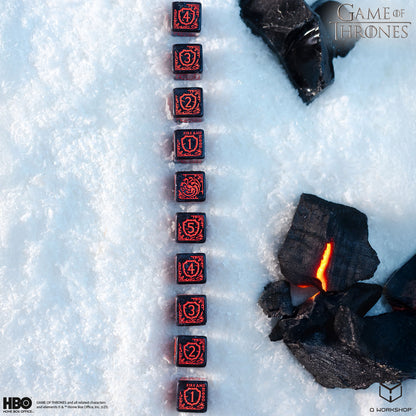 Game of Thrones. Targaryen 10xD6 Dice Set.