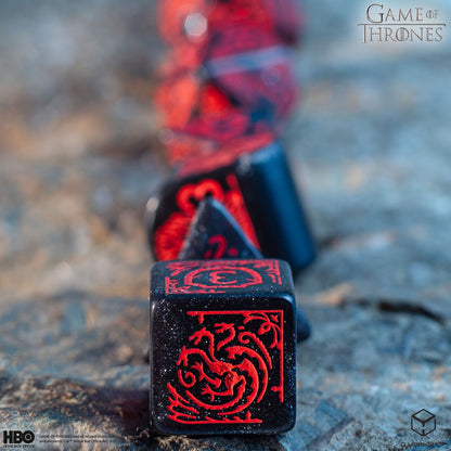 Game of Thrones. Targaryen Dice Set.