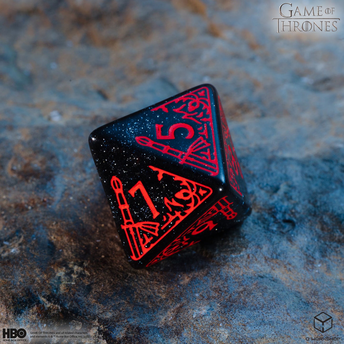 Game of Thrones. Targaryen Dice Set.