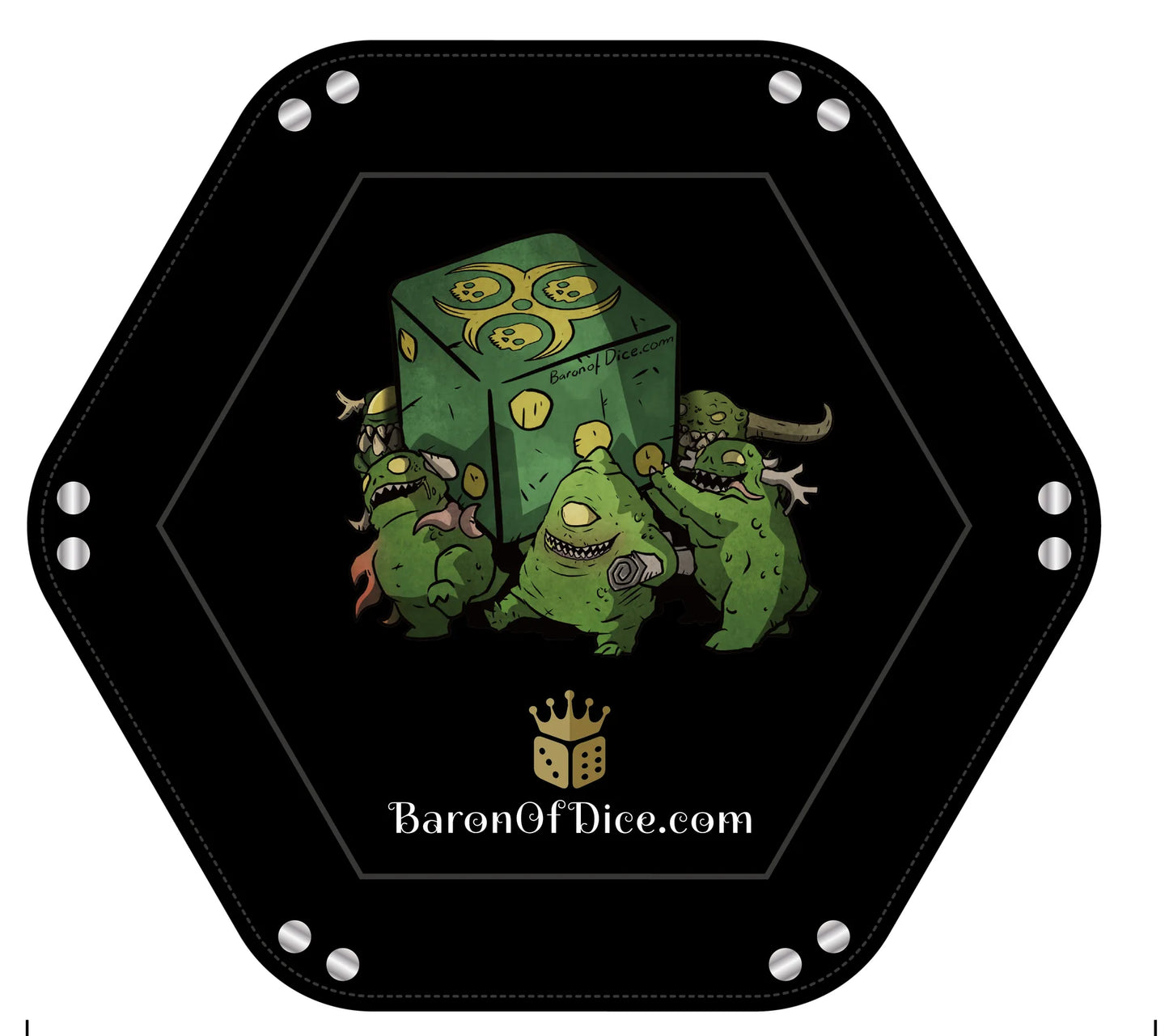 Baron of Dice Diseased – Würfeltablett für Fantasy Wargaming