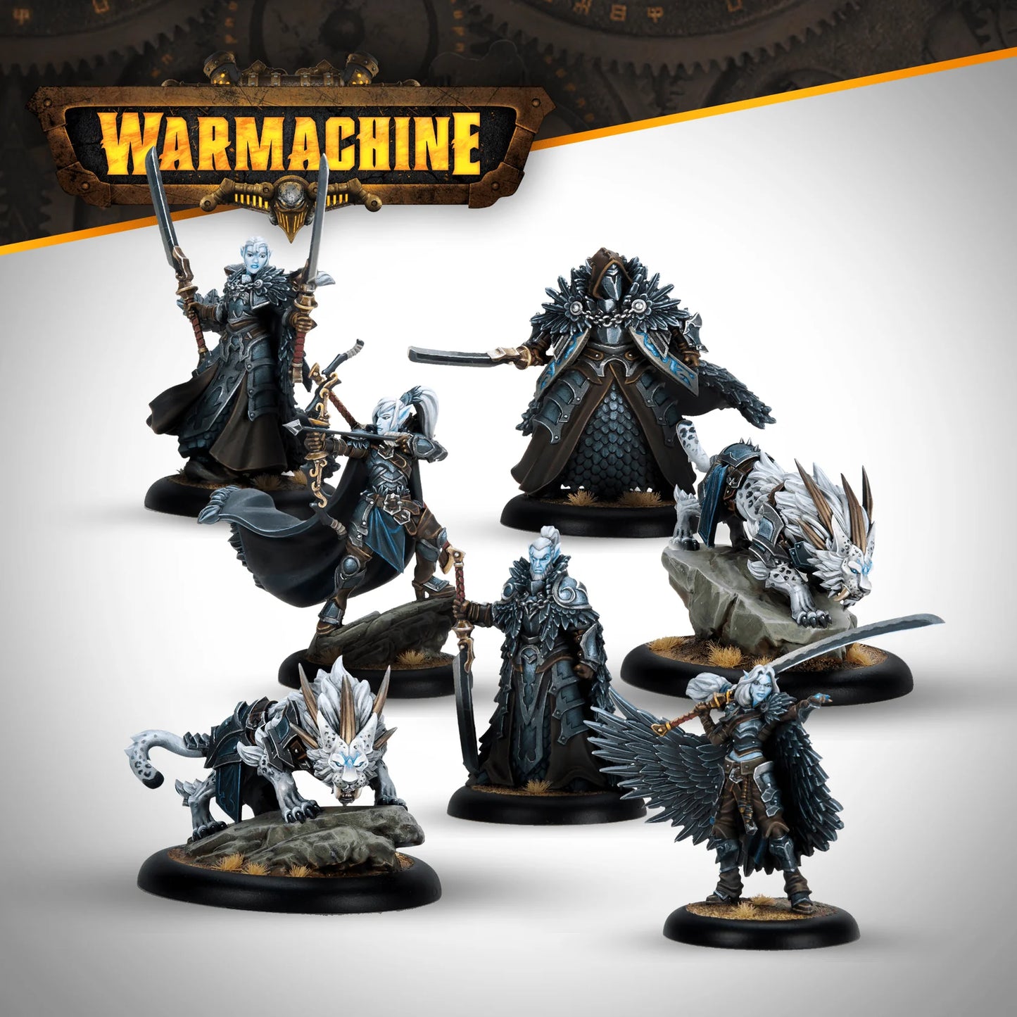 Warmachine: Dusk Final Hunt Command Cadre Miniatures Plastic