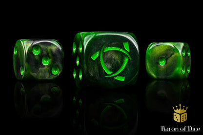 Baron of Dice Warp Rune – 25 runde Würfel für Fantasy Wargaming