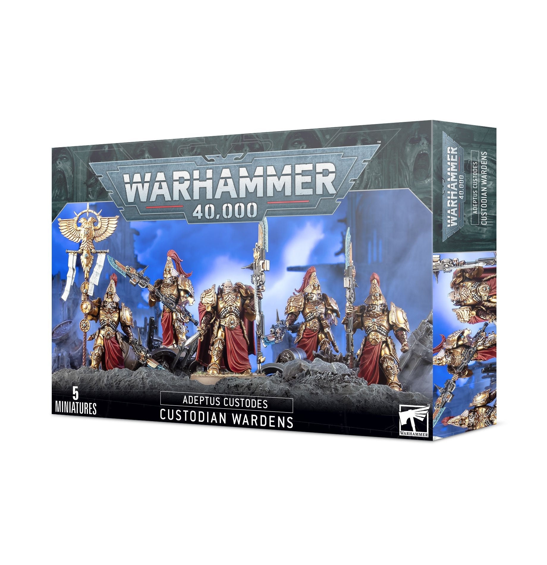 Warhammer 40000 Custodian Wardens Miniaturen Bausatz Deutsch