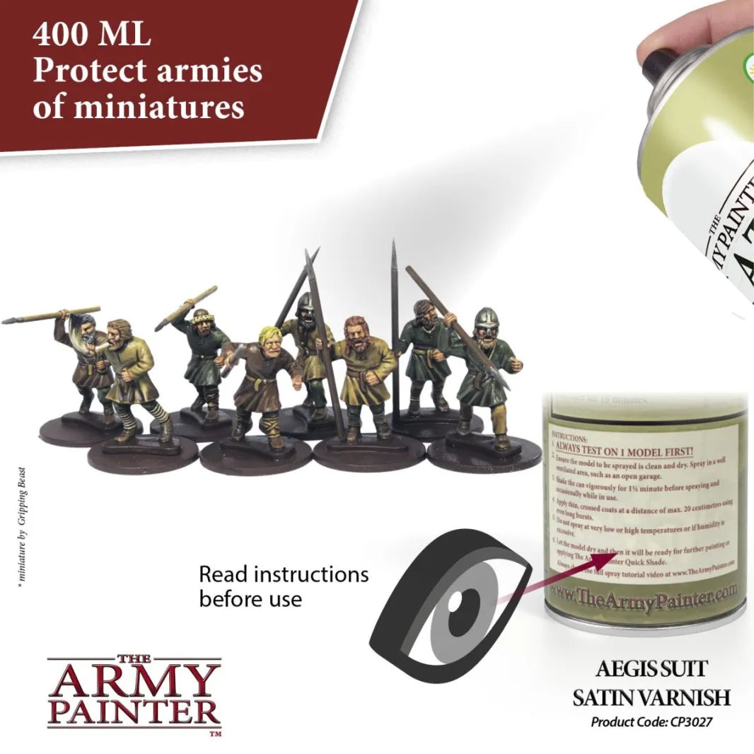 Army Painter Base Primer Satin Varnish APCP3027 Primer