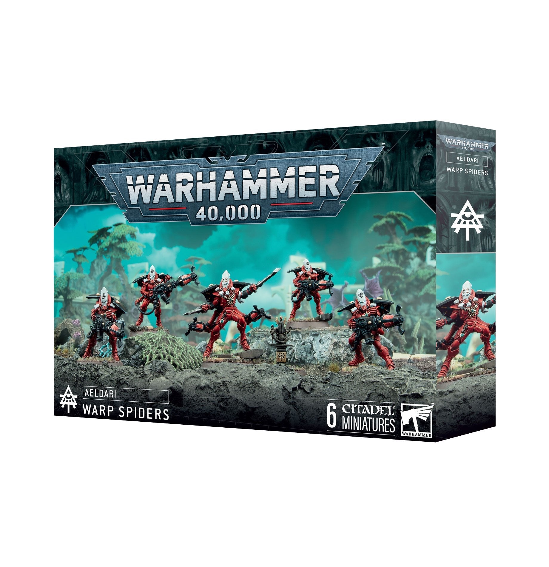 Aeldari Warpspinnen und Aspekt-Schrein-Bausatz für Warhammer 40000 Deutsch
