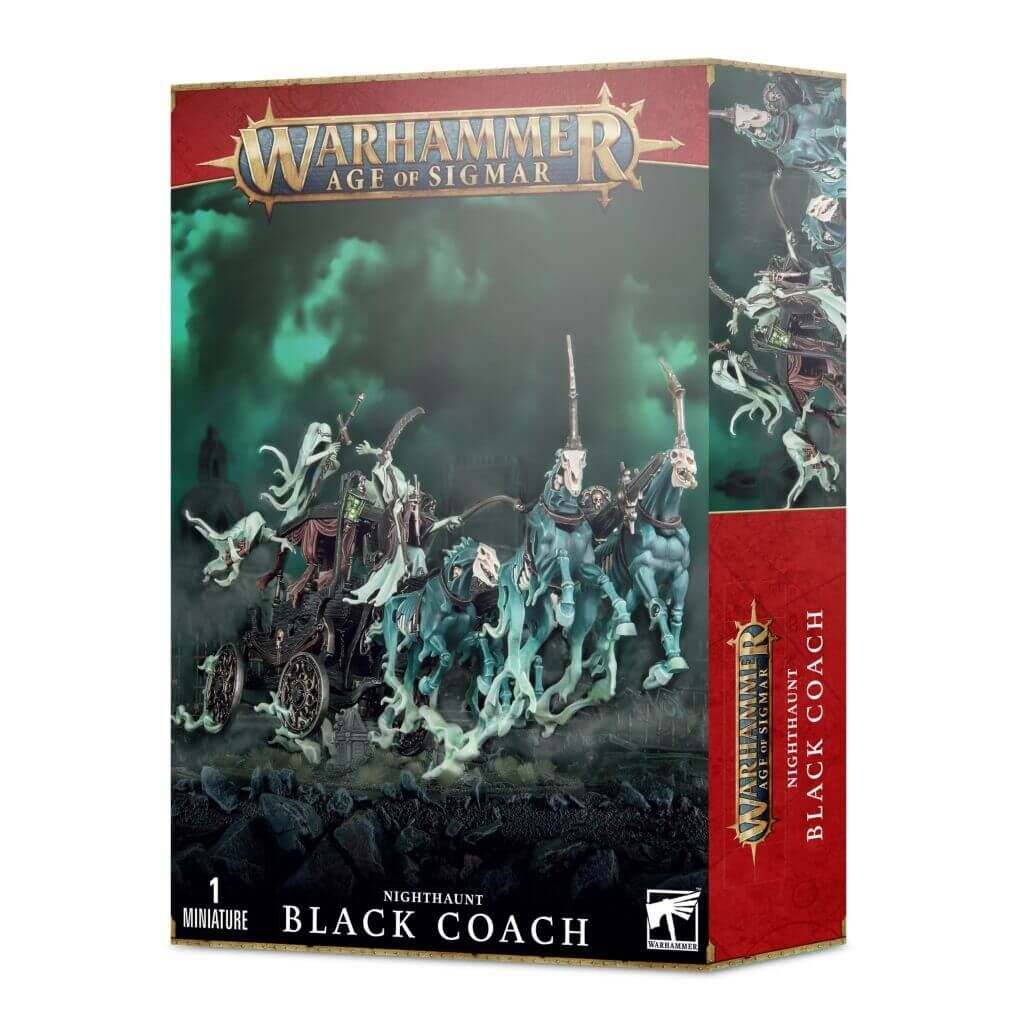 Warhammer Age of Sigmar Black Coach Nighthaunt Schwarze Kutsche Miniaturen Neu