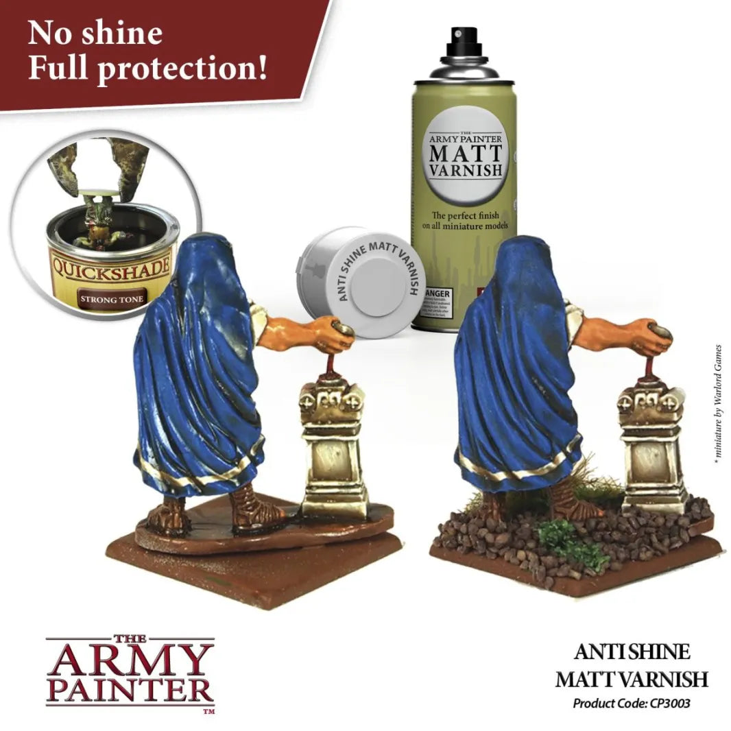 Army Painter Base Primer Anti-Shine Matt Varnish AP004 Neu