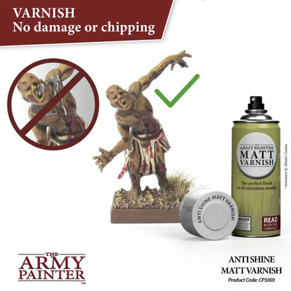Army Painter Base Primer Anti-Shine Matt Varnish AP004 Neu