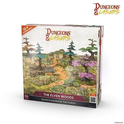 Dungeons & Lasers The Elven Woods – Waldgelände-Set