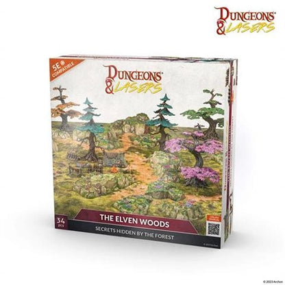 Dungeons & Lasers The Elven Woods – Waldgelände-Set