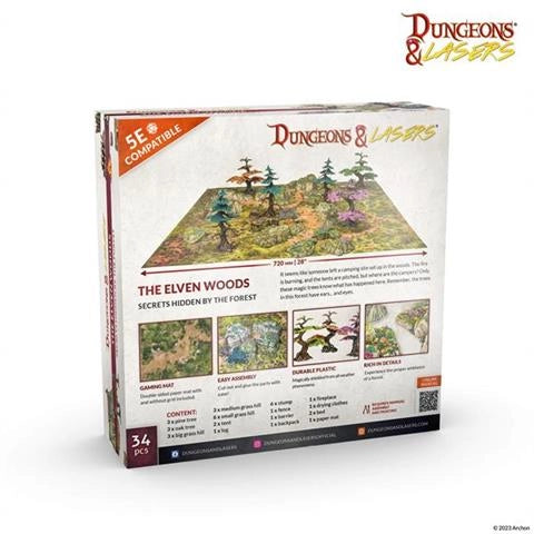 Dungeons & Lasers The Elven Woods – Waldgelände-Set