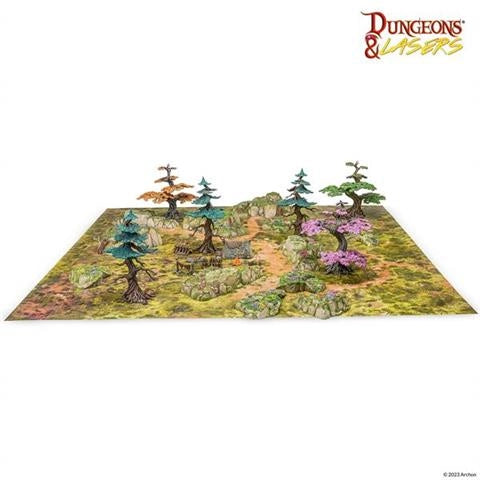 Dungeons & Lasers The Elven Woods – Waldgelände-Set