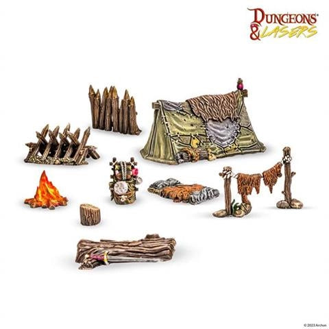 Dungeons & Lasers The Elven Woods – Waldgelände-Set