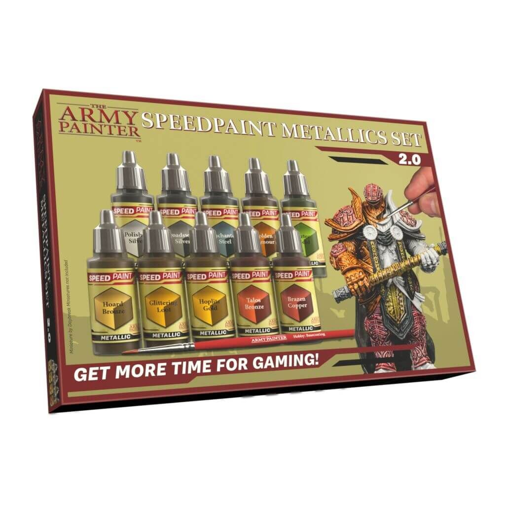 The Army Painter Speedpaint Metallics Set 2.0 Paintset Neu