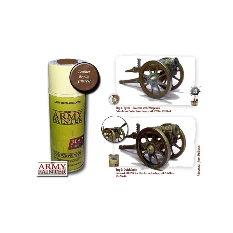 Army Painter Color Primer Leather Brown 400ml