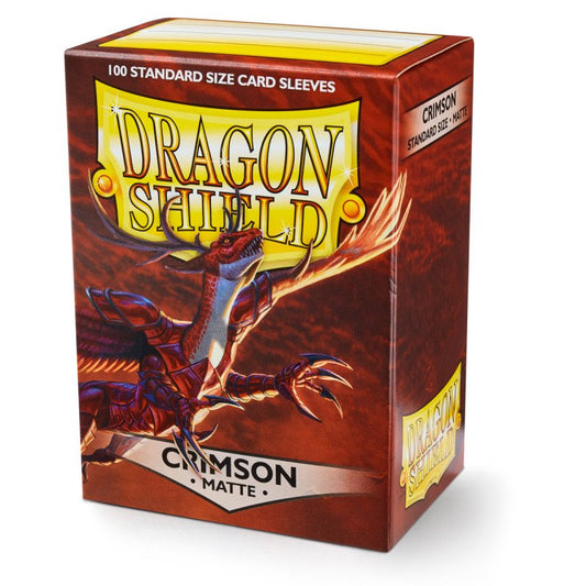 Dragon Shield Matte Sleeves Crimson – 100 Kartenhüllen