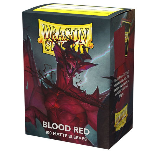 Dragon Shield Matte Sleeves Blood Red – 100 Kartenhüllen
