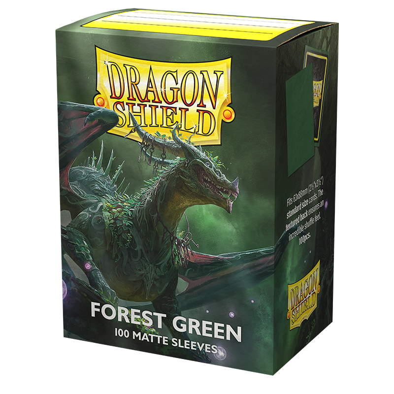 Dragon Shield Matte Sleeves Forest Green – 100 Kartenhüllen