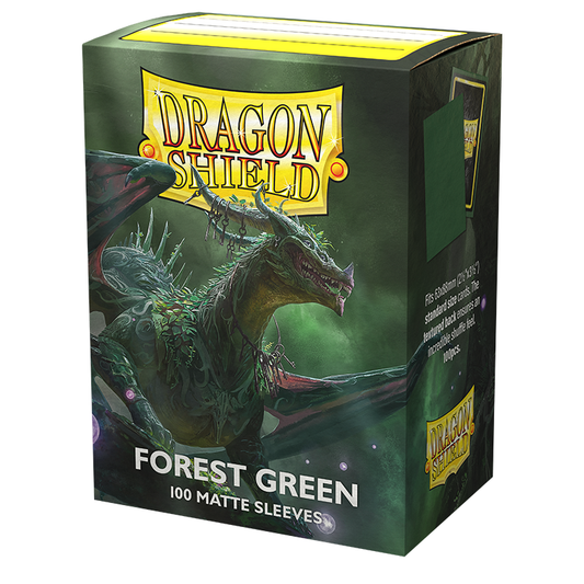 Dragon Shield Matte Sleeves Forest Green – 100 Kartenhüllen